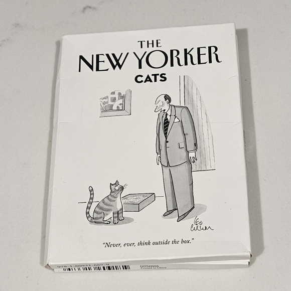 Unique Bargains Other - The New Yorker Cat Cartoons Notecard Wallet Pack of 10 Cards & Envelopes Blank